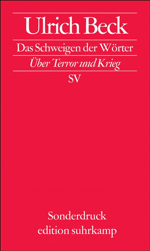 Das Schweigen der Wörter