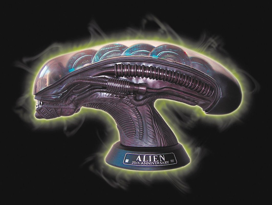 Alien Collector's Head inkl. Alien - Quadrilogy (Limited Edition, 9 DVDs) DVD