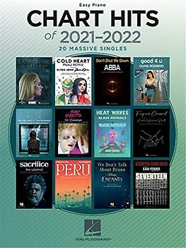 CHART HITS OF 20212022 EASY PIANO