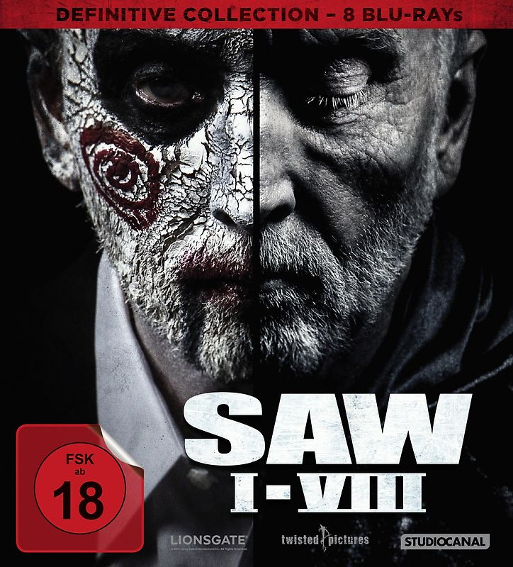 Saw I-VIII [Definitive Collection, 8 Discs] Blu-ray Disc