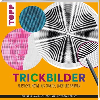 Trickbilder – Versteckte Motive aus Punkten, Linien und Spiralen