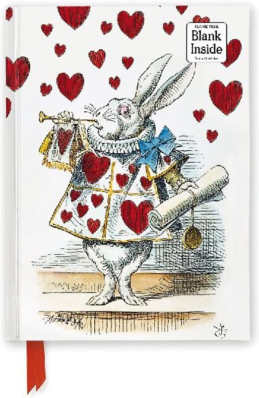 Alice's Adventures in Wonderland: White Rabbit (Foiled Blank Journal)
