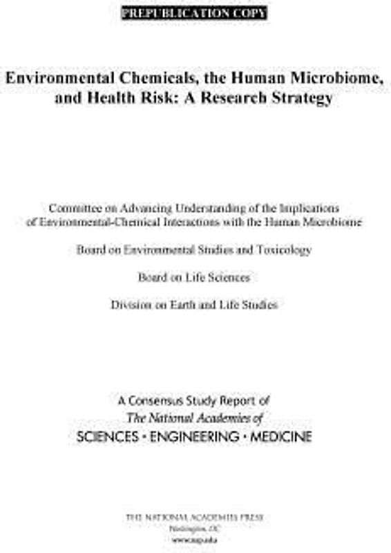 Environmental Chemicals, the Human Microbiome, and Health Risk