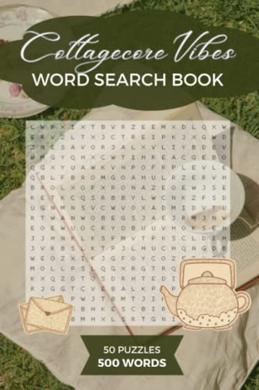 Cottagecore Vibes Word Search Book