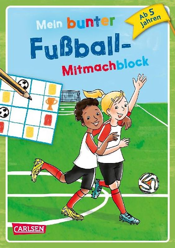 Mein bunter Fußball-Mitmachblock