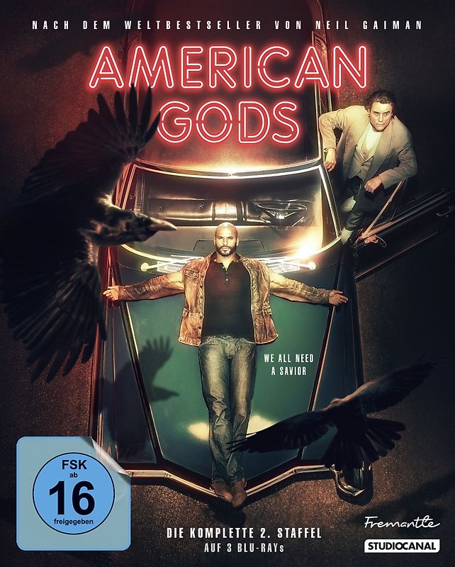 American Gods - Die komplette 2. Staffel [Collector's Edition, 3 Discs] Blu-ray Disc