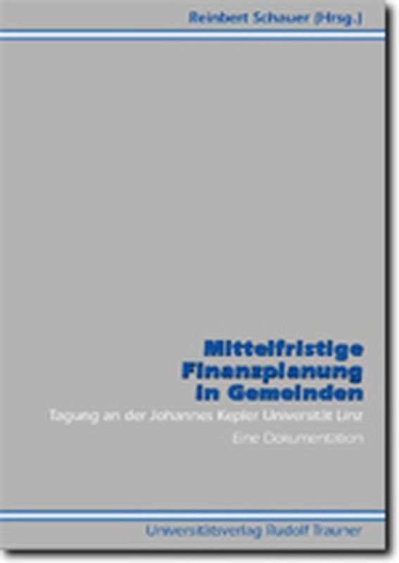 Mittelfristige Finanzplanung in Gemeinden