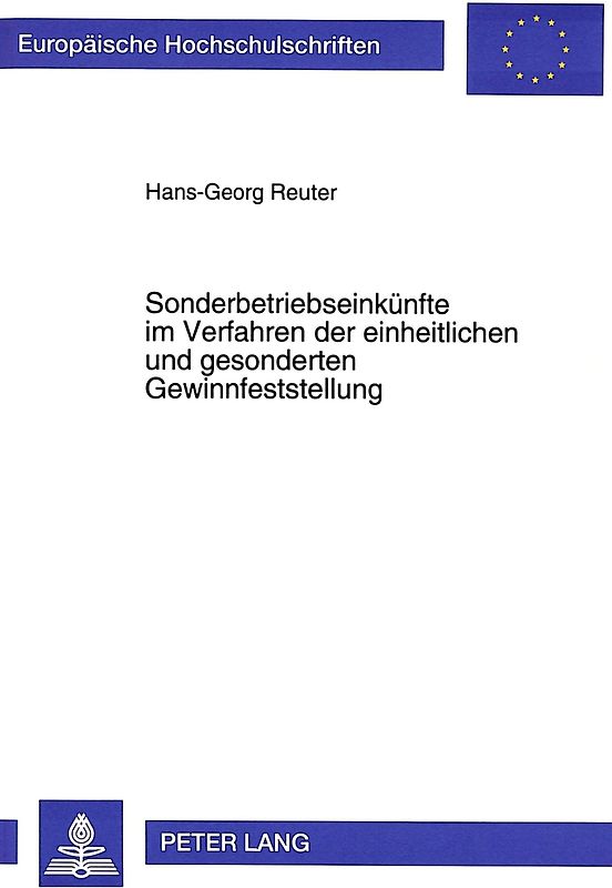 Sonderbetriebseinkünfte im Verfahren der einheitlichen und gesonderten Gewinnfeststellung