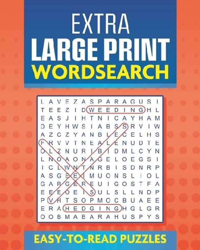 Extra Large Print Wordsearch
