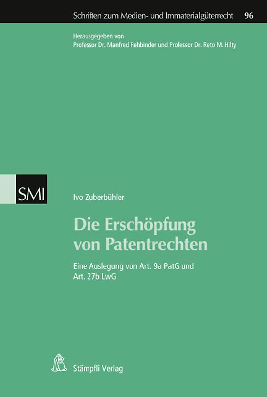 Die Erschöpfung von Patentrechten