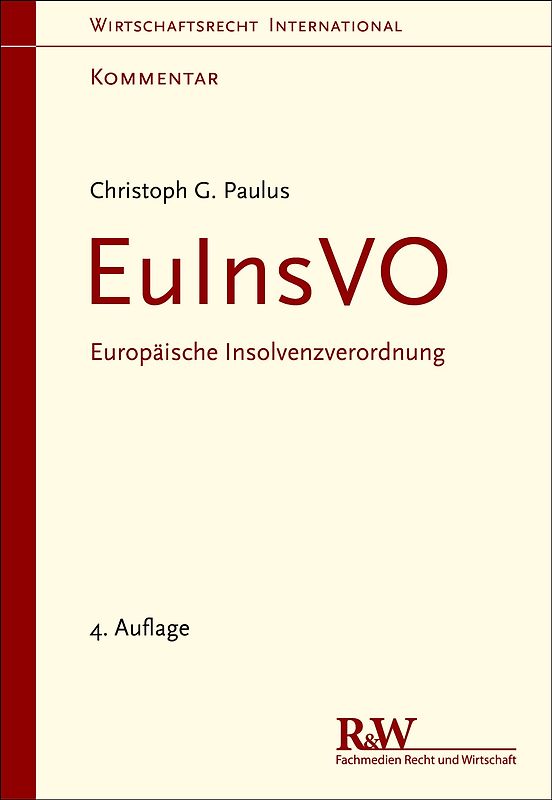 EuInsVO - Europäische Insolvenzverordnung