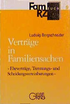 Verträge in Familiensachen