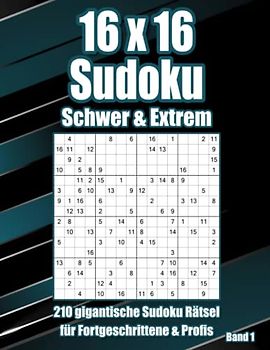 Sudoku Genie: 16x16 Sudoku Rätsel in Schwer & Extrem für Profis