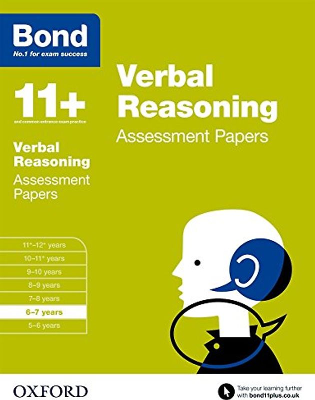 Bond 11+: Verbal Reasoning: Assessment Papers: 6-7 years