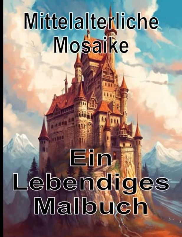 Mittelalterliche Mosaike Ein Lebendiges Malbuch: Ein Malbuch mit Mittelalter Motiven ; 50 fantastische Illustrationen zum ausmalen ; Perfekt für Kinder oder Mittelalter Begeisterte ; zur Entspannung