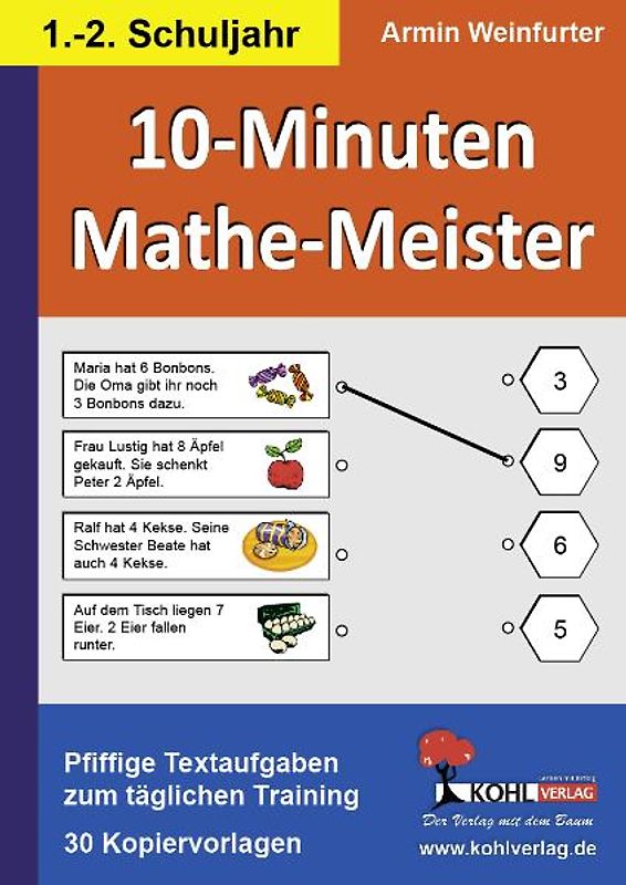 10-Minuten-Mathe-Meister / Klasse 1-2