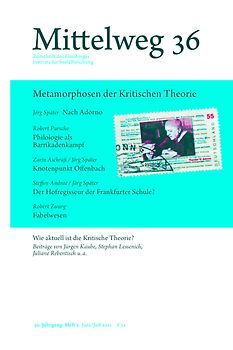 Metamorphosen der Kritischen Theorie