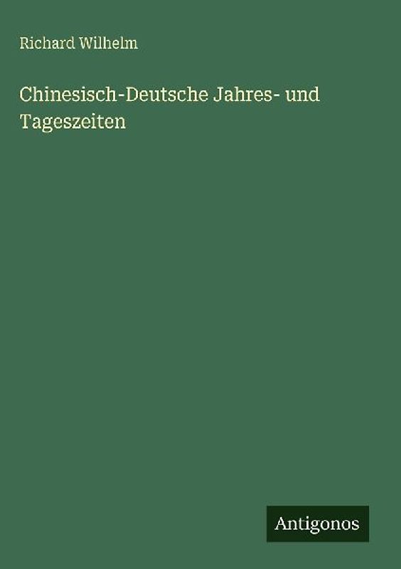 Chinesisch-Deutsche Jahres- und Tageszeiten
