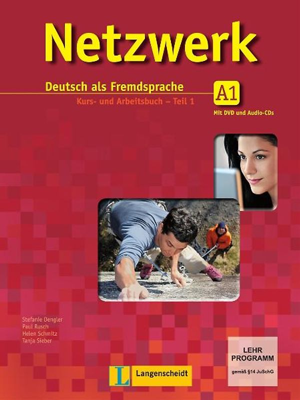 Netzwerk A1 in Teilbänden - Kurs- und Arbeitsbuch, Teil 1 mit 2 Audio-CDs und DVD