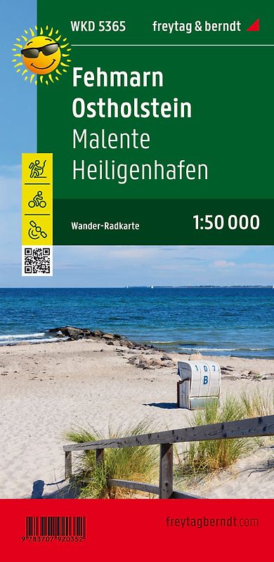 freytag & berndt Wanderkarte WKD 5365 Fehmarn - Ostholstein, Malente - Heiligenhafen 1:30.000