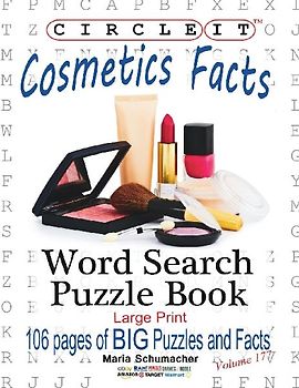 Circle It, Cosmetics Facts, Word Search, Puzzle Book