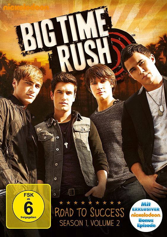 Big Time Rush: Road to Success - Season 1.2 [2 DVDs inkl. Bonus Episode] DVD
