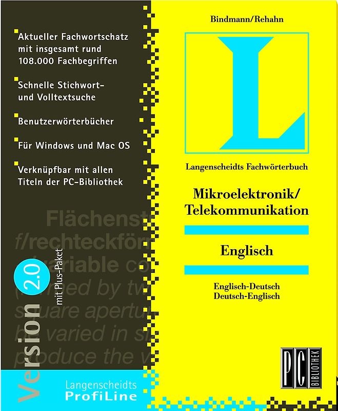 Fachwörterbuch Englisch: Mikroelektronik/Telekommunikation - Version 2.0 MacOS