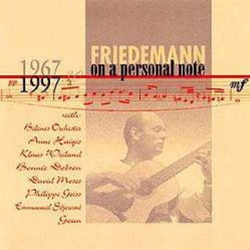 Friedemann - On a Personal Note