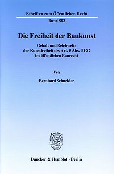 Die Freiheit der Baukunst.