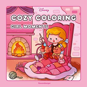Cozy Coloring Disney - Girl Moments