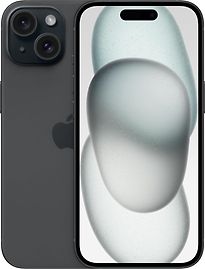 Image of Apple iPhone 15 128GB zwart (Refurbished)