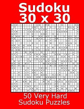 Sudoku 30 x 30 50 Very Hard Sudoku Puzzles