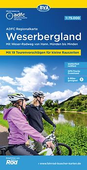 BVA ADFC Regionalkarte Weserbergland 1:75.000