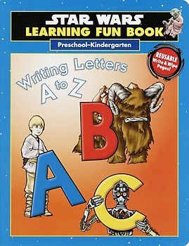 Writing Letters a to Z: Preschool-Kindergarten (Star Wars Learning Fun Book--Write On/Wipe Off) - Car Pagliano-Martin