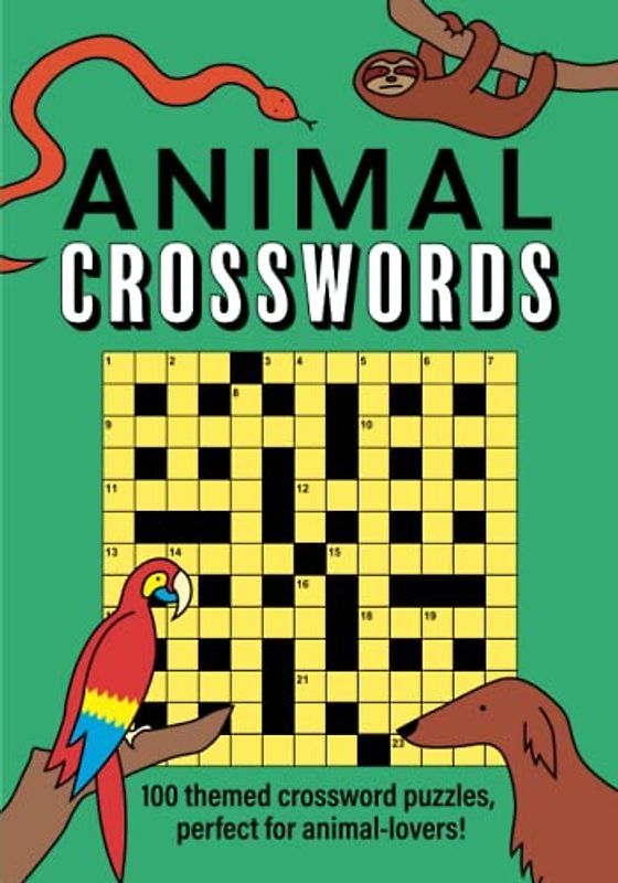 Animal Crosswords: 100 themed crossword puzzles, perfect for animal lovers!