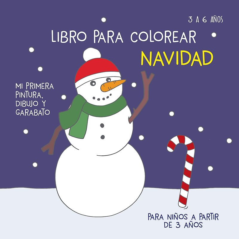 Navidad - Libro para colorear para niños a partir de 3 años
