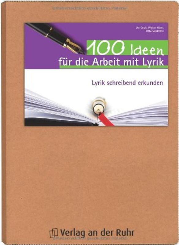 100 Ideen für die Arbeit mit Lyrik