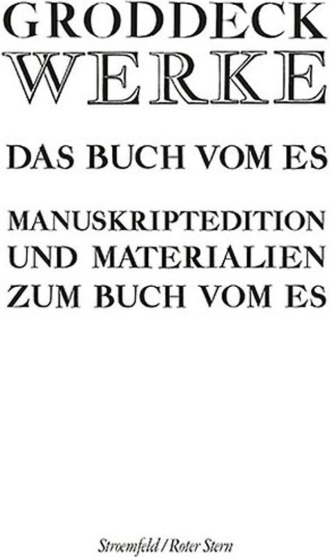 Werke / Das Buch vom Es