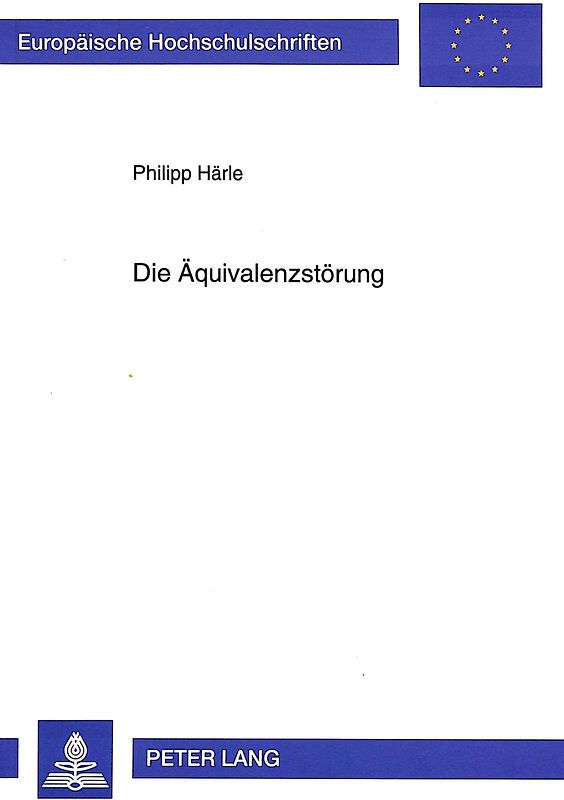 Die Äquivalenzstörung