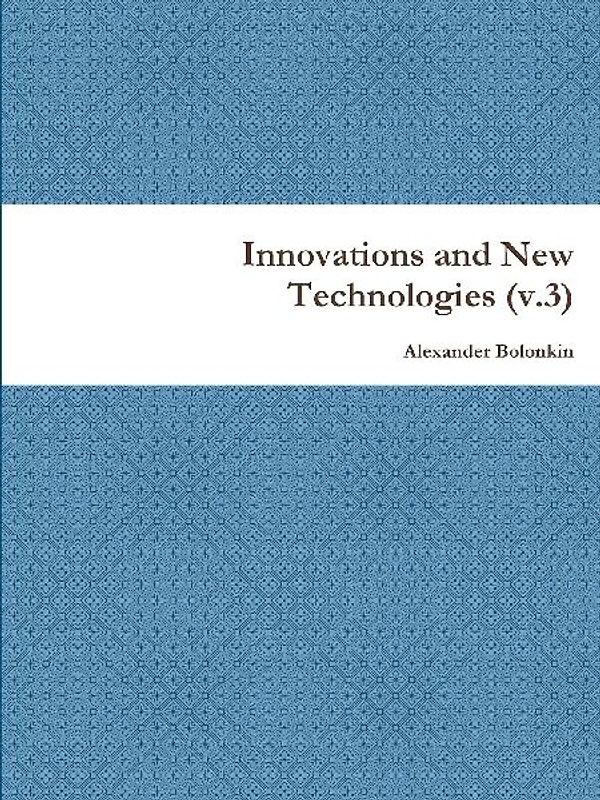 Innovations and New Technologies (v.3)