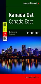 freytag & berndt Straßenkarte Kanada Ost 1:1,8 Mio.