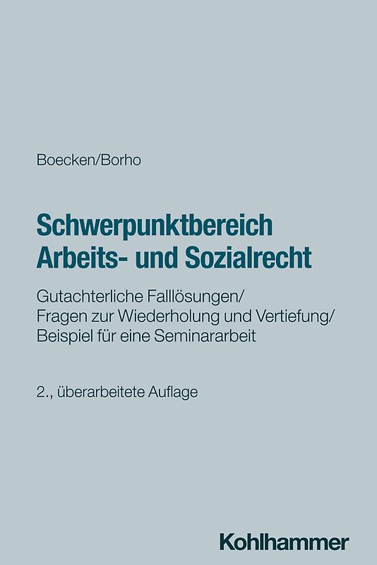 Schwerpunktbereich Arbeits- und Sozialrecht