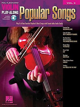Popular Songs: Noten, CD für Violine: Violin Play-along (Hal Leonard Violin Play Along, Band 2)