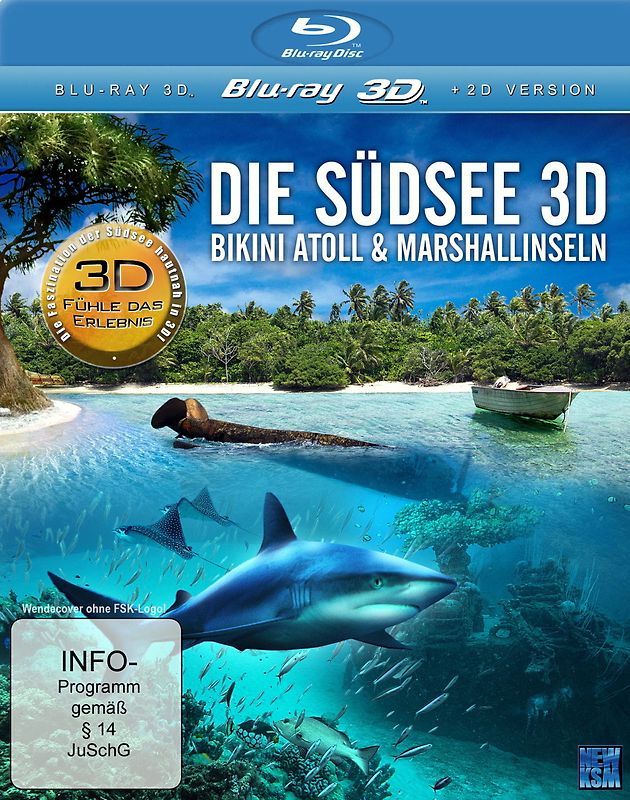 Die Südsee - Bikini Atoll und Marshallinseln (Blu-ray 3D) 3D Blu-ray Disc