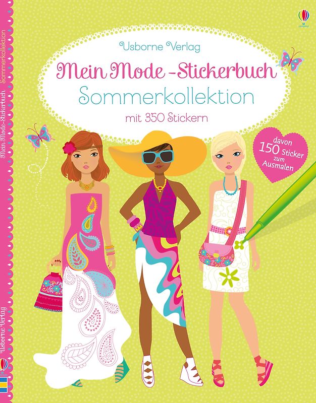 Mein Mode-Stickerbuch: Sommerkollektion