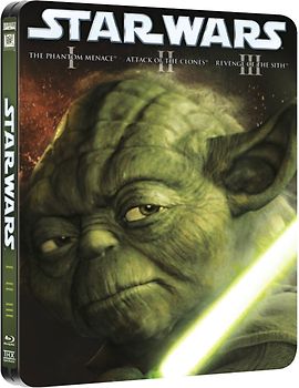 STAR WARS - Trilogie EPISODE I-III + STEELBOOK + Blu-ray Blu-ray Disc