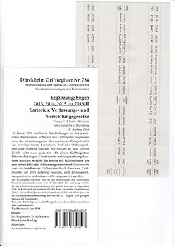 Sartorius (Ergänzungsbogen 2016/II)