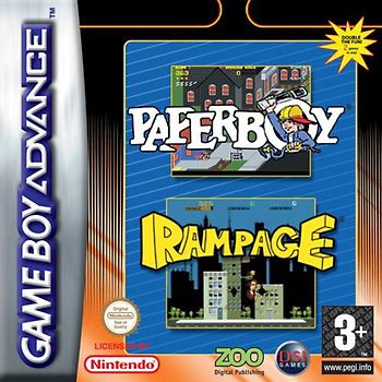 Compilation - Paper Boy/Rampage Nintendo Game Boy Advance