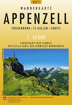 227T Appenzell Wanderkarte