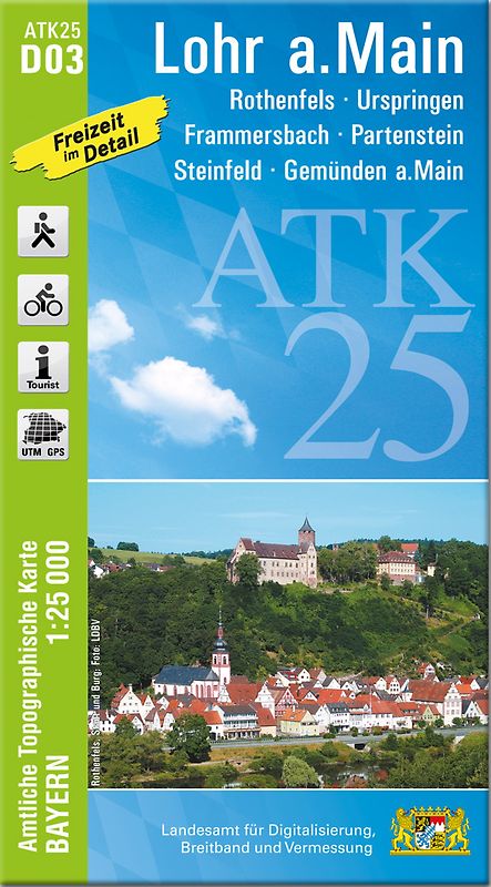 ATK25-D03 Lohr a.Main (Amtliche Topographische Karte 1:25000)